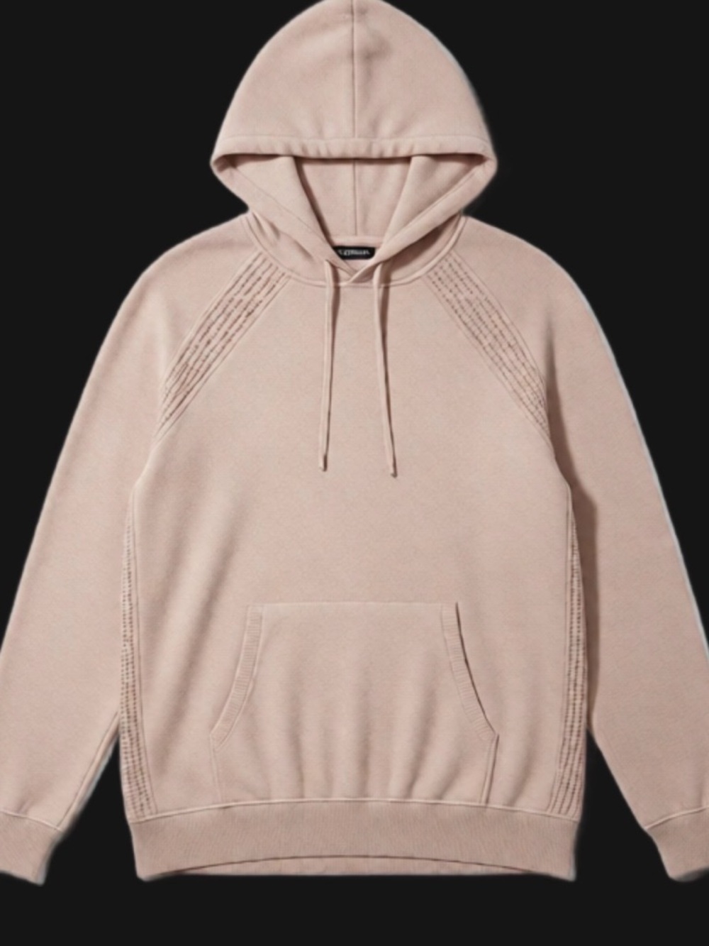 Athleta Women's V-Neck Sweater Hoodie - Dusty Pink